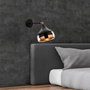 Opviq Lámpara de pared Yıldo - 6901 Negro y Cobre